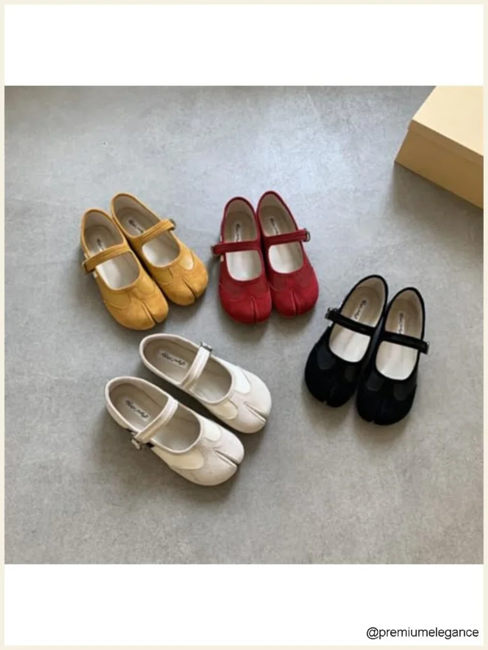 Split Toe Mary Janes Ballet Flat Orthopedic Comfort Lightweight Walking Shoes